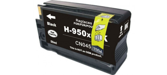 Cartouche à jet d'encre HP 950XL (CN045AN) Haute capacité, compatible, noir